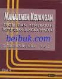 Image of MANAJEMEN KEUANGAN TEORI DAN PENERAPAN